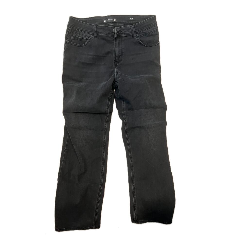 Penshoppe Slim Mens Black Jeans 32x28